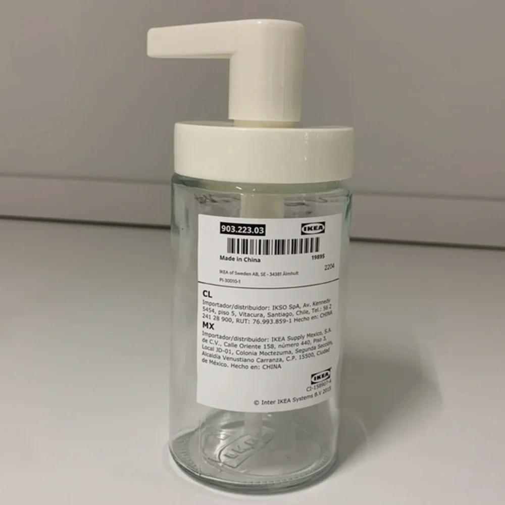 Ikea Soap Dispenser Tackan glass and plastic sturdy dishwashing or hand soaps